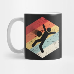 Retro Funny Dodgeball Icon Mug